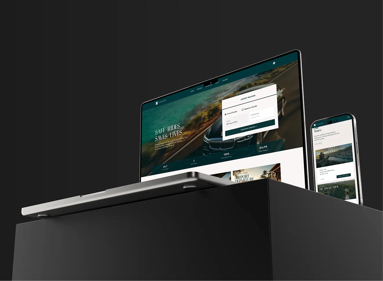 Website Mockup for Saifleet